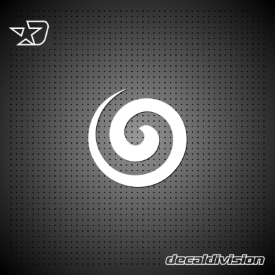 Swirl Design Shape Stickers